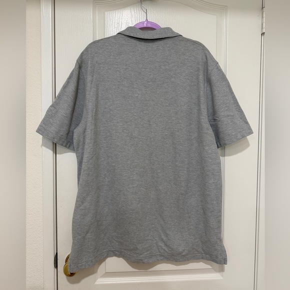 L.L. Bean Gray Cotton Polo Shirt Men’s XL Regular Fit Classic Everyday Basic - Picture 5 of 8